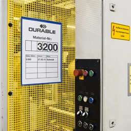 [80645] 50 buste identificazione magnetiche 210x297mm (A4-VERT. art.1744 Blu DURABLE