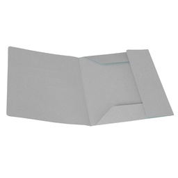 [45668] 50 CARTELLINE 3 LEMBI GRIGIO S/STAMPA 200GR