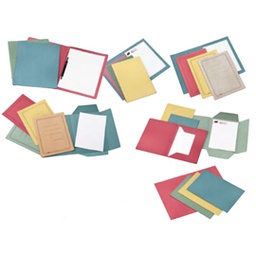 [45663] 50 CARTELLINE 3 LEMBI ROSA C/STAMPA 200GR