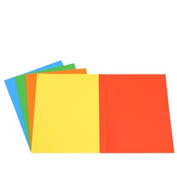 [STL6110] 50 Cartelline semplici mix 5 colori Bristol 200gr Starline