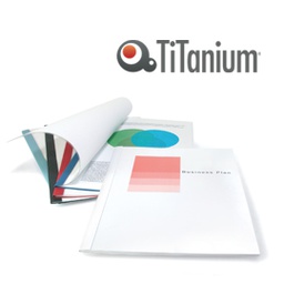 [69889] 50 CARTELLINE TERMICHE 15mm BIANCO Grain Titanium