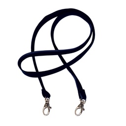 [94842] 50 Cordoncino Pass M in raso nero lungh. 85cm Sei Rota