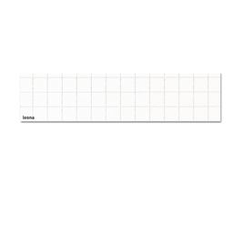 [32676] 50 FOGLI CARTA LEONA 70X100 BIANCA 10MM AMBO I LATI 120GR