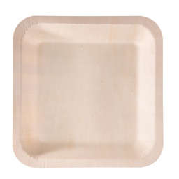[96710] 50 Piatti monouso in legno quadrati 25 x 25cm Signor Bio (Delist