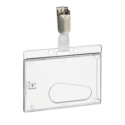 [86898] 50 Portabadge rigido con clip 54X87mm 8950 Durable