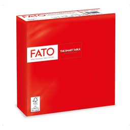 [91348] 50 tovaglioli carta 33x33cm 2 Veli Rosso Fato