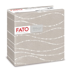 [91368] 50 tovaglioli carta 40x40cm color perla/tortora Linea Airlaid Fato