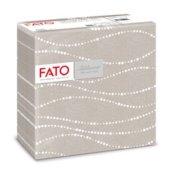 [91368] 50 tovaglioli carta 40x40cm color perla/tortora Linea Airlaid Fato
