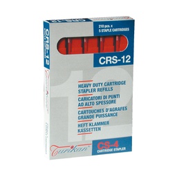 [81393] 5 caricatori da 210 punti CRS-12 mm rosso (fino a 80 fogli Turikan