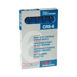 [81390] 5 caricatori da 210 punti CRS-6 mm blu (fino a 25 fogli Turikan