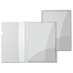 [25064] 5 CARTELLINE C/TASCHE CAPRI 69/2 21X29,7 PVC CRISTALLO