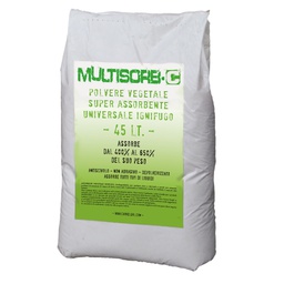 [93781] 6,5kg Polvere assorbente vegetale universale ignifuga