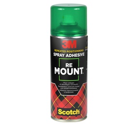 [57795] ADESIVO SPRAY 3M RE-MOUNT RIMOVIBILE - TRASPARENTE 400ML