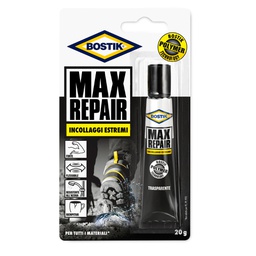 [71942] ADESIVO UNIVERSALE 20GR BOSTIK MAX REPAIR TRASPARENTE
