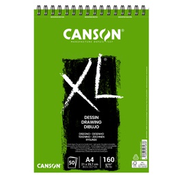 [85640] Album spiralato lato corto XL DRAWING A4 50 fg. 160 gr. Canson