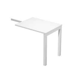 [82880] Allungo dx/sx per scrivania singola 80x60x74,6cm Bianco - AgorA'