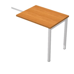 [76762] ALLUNGO REVERSIBILE DX/SX 80x60cm NOCE CHIARO per SCRIVANIE EASY Plus