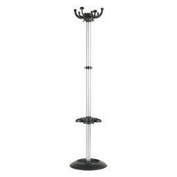 [58092] APPENDIABITI 168CM JOLLY A 8 POSTI NERO/GRIGIO