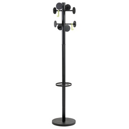 [71270] APPENDIABITI A 8 POSTI 175cm NERO STAN3 Alba