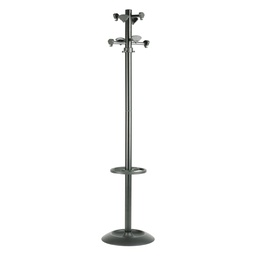 [58095] APPENDIABITI INCAS 175CM A 8 POSTI C/PORTAOMBRELLI NERO