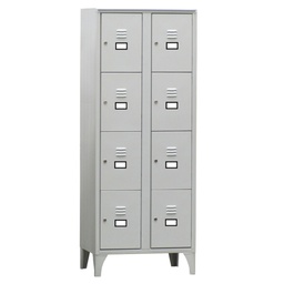 [91665] Armadio casellario in metallo a 8 VANI 70x50cm H180cm GRIGIO 170/08/S