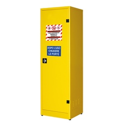 [91864] Armadio di sicurezza per liquidi infiammabili 57,5x50x185cm giallo