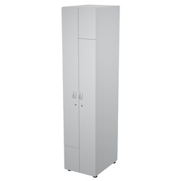 [83021] Armadio guardaroba 2ante 40x52xH185cm Grigio