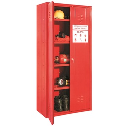 [91667] Armadio in metallo per DPI a 2 ante 80x40xH180cm ROSSO AP/80/3000/S