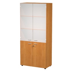 [76825] ARMADIO MODULARE A 2+2 ANTE 90x45,8cm - H200cm NOCE CHIARO
