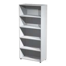 [76820] ARMADIO MODULARE A GIORNO 90x44cm - H200cm GRIGIO