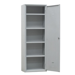 [91661] Armadio multiuso in metallo a 1 anta 60x40xH180cm GRIGIO AP/60/S