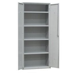 [91662] Armadio multiuso in metallo a 2 ante 80x40xH180cm GRIGIO AP/80/S