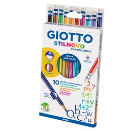 [71768] ASTUCCIO 10 PASTELLI STILNOVO CANCELLABILE GIOTTO