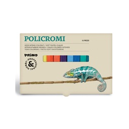 [35280] ASTUCCIO 12 GESSI POLICROMI QUADRATI 13x13x80mm