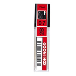 [64252] ASTUCCIO 12 MICROMINE 0,7mm 2B E207 KOHINOOR