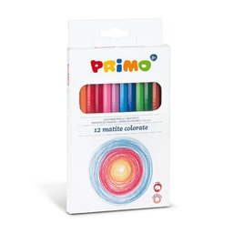 [73589] ASTUCCIO 12 PASTELLI COLORATI MAXI JUMBO 100 FSC PRIMO