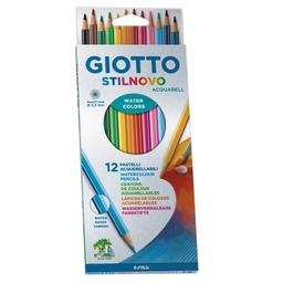 [79427] ASTUCCIO 12 PASTELLI STILNOVO ACQUARELL GIOTTO