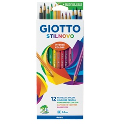 [55398] ASTUCCIO 12 PASTELLI STILNOVO GIOTTO