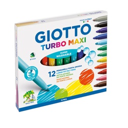 [36193] ASTUCCIO 12 PENNARELLI TURBOMAXI GIOTTO
