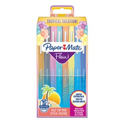[86872] Astuccio 16 colori Tropical pennarello Flair Nylon Papermate
