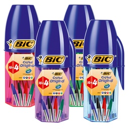 [95647] Astuccio 20pz Cristal® colori assortiti BIC