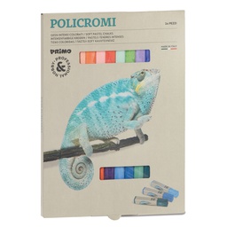 [35281] ASTUCCIO 24 GESSI POLICROMI QUADRATI 13x13x80mm