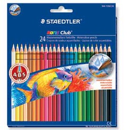 [53727] ASTUCCIO 24 MATITE COLORATE 144 AQUARELL NORIS CLUB STAEDTLER