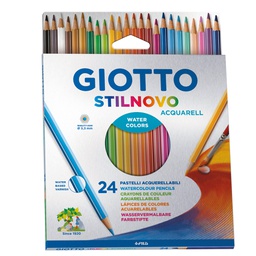 [79428] ASTUCCIO 24 PASTELLI STILNOVO ACQUARELL GIOTTO