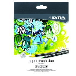 [76862] Astuccio 24 pennarelli Aqua Brush Duo LYRA