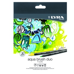 [85057] ASTUCCIO 36 PENNARELLI AQUA BRUSH DUO LYRA