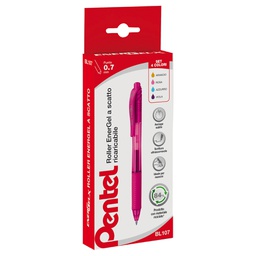 [68222] Astuccio 4 roller a scatto Energel X BL107 0.7mm Pentel