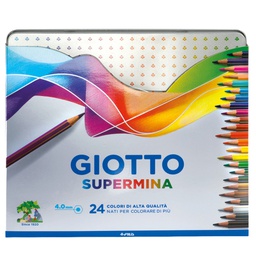 [49990] ASTUCCIO METALLO 24 PASTELLI SUPERMINA GIOTTO