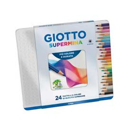 [49990] ASTUCCIO METALLO 24 PASTELLI SUPERMINA GIOTTO