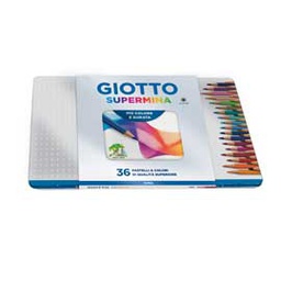 [52700] ASTUCCIO METALLO 36 PASTELLI SUPERMINA GIOTTO